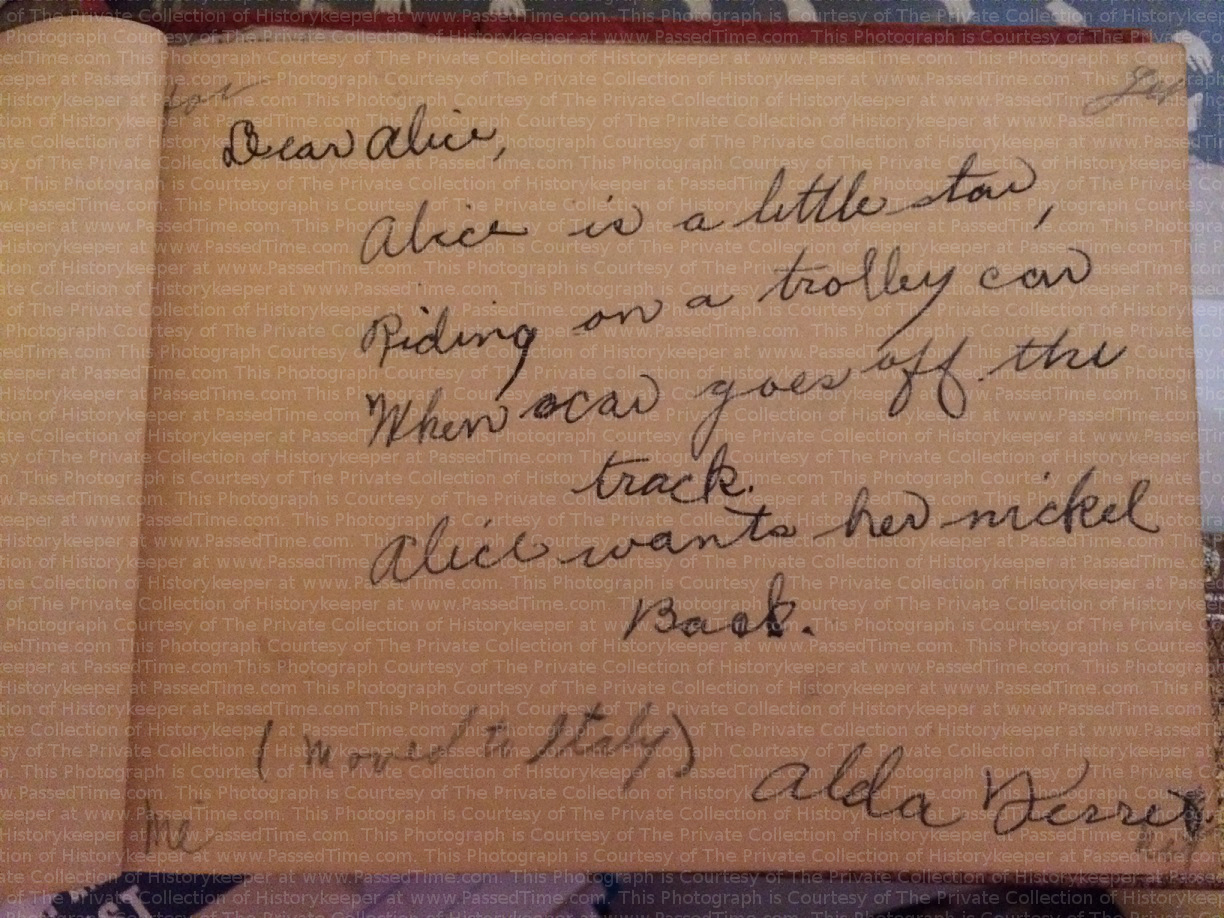 dear alicew