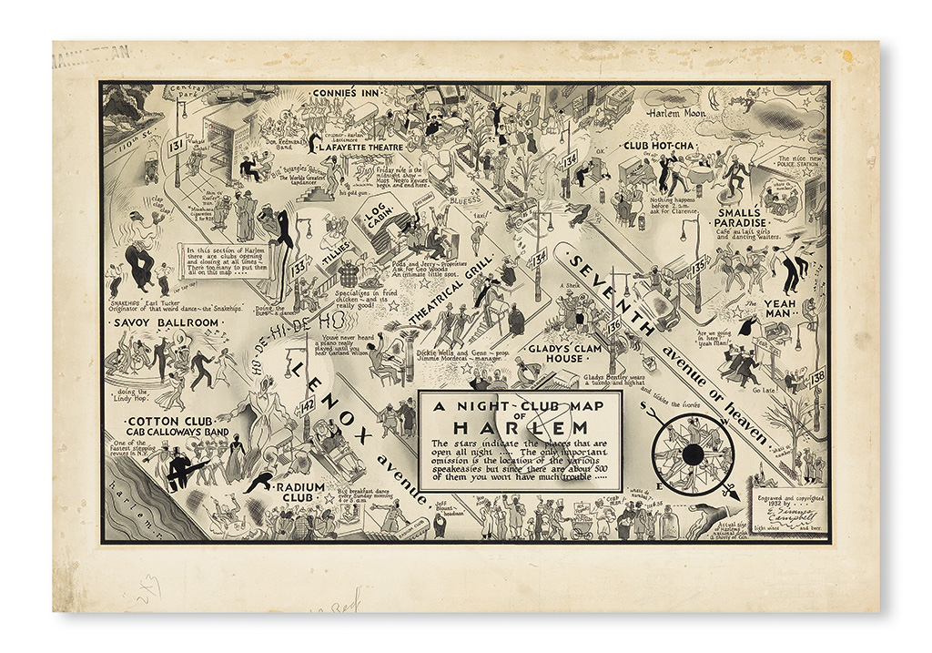 Harlem Map at Swann