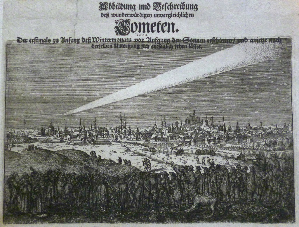 german comet broadside John Norris rare books
